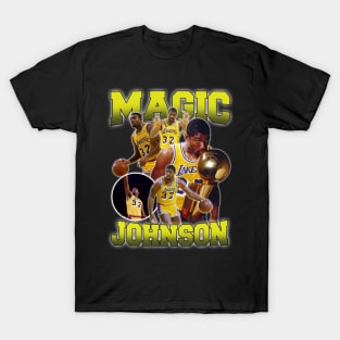 VINTAGE BOOTLEG MAGIC JOHNSON 90S T-Shirt